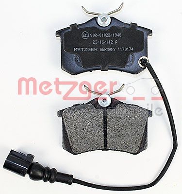 METZGER 1170174 Bremsbelagsatz, Scheibenbremse